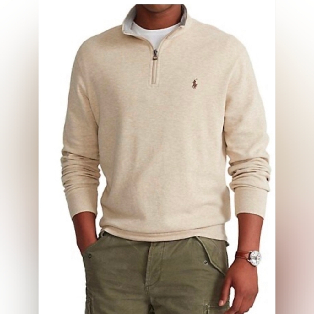 NWT Polo Ralph Lauren Men's Quarter-zip Pullover SZ XXL